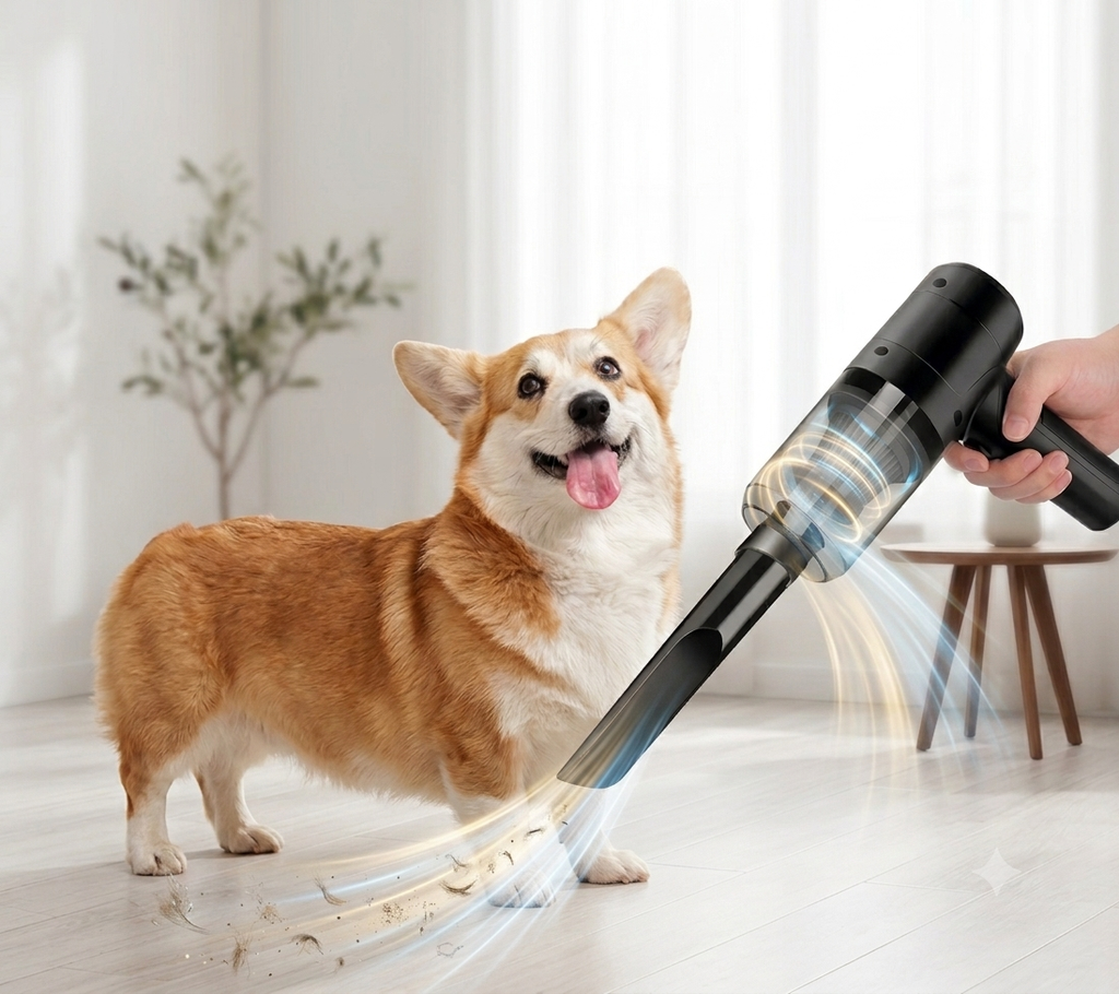Compact 15000PA Handheld Vacuum Cleaner – Ultimate Cordless Cleaning Kit for Car & Home